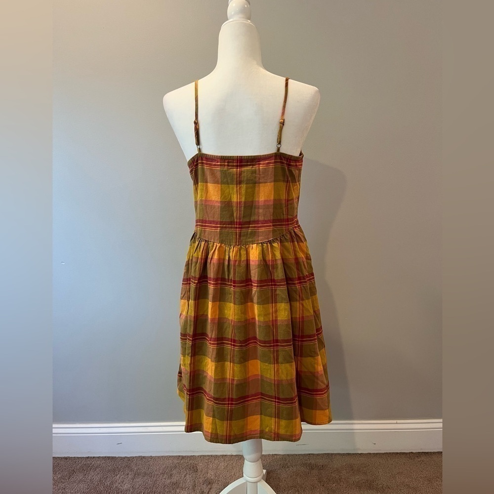 Madewell Plaid Babydoll Cami Dress size small - Picture 6 of 10